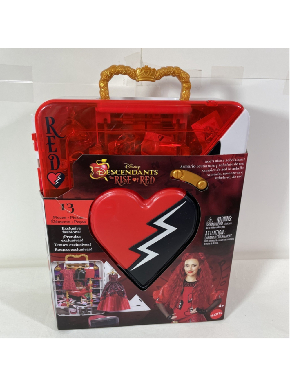 NEW Mattel Disney Descendants 4: Rise of Red, Closet Playset Red’s Rise & Rebel